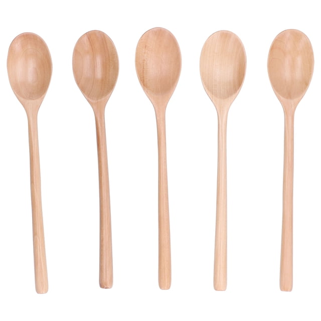 Long Handle Rice Spoon Honey Stirring Spoon,5pcs Long Handle Rice Spoon Honey Stirring Spoon Kitchen Utensil Long Handled Spoon Japanese Style Long Handled Spoon Honey Spoon for No Stick Pan Home