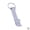 silver, variant on Aluminum Alloy Keychain Bottle Opener Multi Tool For Jars And Cans