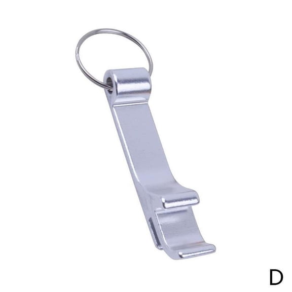 QenASHaing Aluminum Keychain Bottle Opener with Jar Opener Hook, Durable Portable Multi-Tool for Keys, For Kitchen Camping Parties Outdoor Use