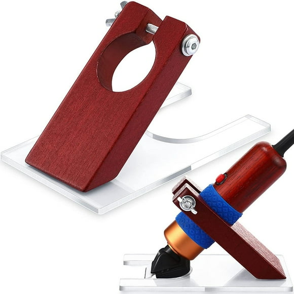 Shearing Guide for Carpet Trimmer Guide to Keep Your Rug Surface Uniform, Solid Acrylic Shearing Guide for Rug Tufting,1 x Shearing guide for carpet trimmer,wine red