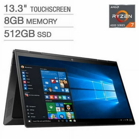 HP ENVY x360 Touchscreen 2-in-1 Laptop - AMD Ryzen 7 - 1080p Notebook Tablet PC 13-ay0055cl 8GB RAM 512GB SSD