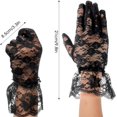 thumbnail image 2 of Dalrosia Lace Gloves For Women Elegant Short Lace Gloves Tea Party Gloves Wrist Length Floral Gloves Sunblock Bridal Gloves, 2 of 4