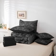 thumbnail image 6 of jejeloiu Ancient Damask Jacquard 7-Piece Twin Bedding Sets,Vintage Victorian Baroque Bedding Comforter Set,Magic Animal Dragon Sheet Sets For Kids,Microfiber Bedroom Decor Reversible, 6 of 8