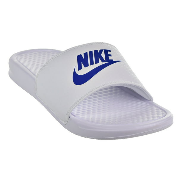 Nike Benassi JDI Men's Sandals Royal/White 343880-102 - Walmart.com