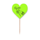 thumbnail image 1 of Lotus pura Zen Etiqueta del corazón de la bandera del palillo de dientes, 1 of 3