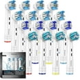 thumbnail image 1 of shiyou-16 Pack Toothbrush Heads Compatible with ORAL B Electric Toothbrush, Medium Softness, Replacement Heads (ASSORTED PACK), 1 of 4