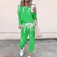 thumbnail image 1 of pimelu Tracksuits Sets for Women Lounge Sets for Women Plus Size Long Sleeve Pullover Top 2 Piece Sets Drawstring Pocket Jogger Pant Workout Sets 2 Piece Sets for Women Clearance, 1 of 5