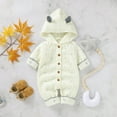 thumbnail image 3 of Kiplyki Flash Toddler Pants Newborn Girls Boys Winter Warm Knit Outwear Sweater Hooded Romper Jumpsuit, 3 of 8