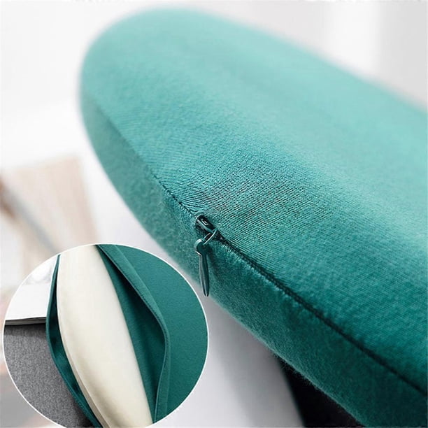 16 in Soft Futon Cushion, Memory Foam Round Cushion Padded Home Decor Futon Non-Slip Chair Pads