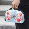 thumbnail image 2 of Cupid Digital Organizer Bag with Waterproof Oxford Cloth, 5.9x9.44x3.14 in, Hard Drive Bag, Digital Bag, Storage Box Small, Cable Organizer Clips Included, 2 of 6