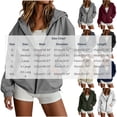 thumbnail image 3 of QIYAGBSA Hooded Jacket for Women Lightweight Windbreaker Zip Front Drop Shoulder Drawstring Hem Elastic Cuffs with Pockets Nylon Shell, 3 of 9