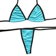 thumbnail image 1 of Aayomet Maillot de Bain Grande Taille pour Femmes, Bikini String Pointu (E, TG), 1 of 5