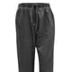 thumbnail image 5 of ICHUANYI Clearance Women Casual Solid Cotton Linen Drawstring Elastic Waist Long Wide Leg Pants(Dark Gray, XXL) ICHUANYI WER2023080705649, 5 of 6