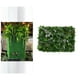 thumbnail image 3 of Panel de pared de hierba de plástico, decoración de hojas de valla, fondo de Topiary de 15,7x23,6 ", plantas de artificiales para patio trasero, E BLESIY Panel de pared de hierba, 3 of 8