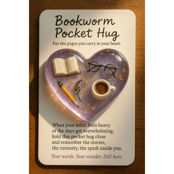 Lunxisen 4 Pcs Crafted by Hand Hug Collection,Charming Heart-Shaped Pocket Hug, Perfect As A Gift.