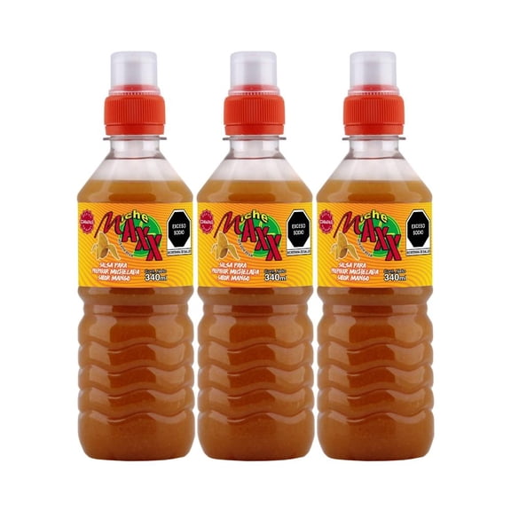 Salsa para Michelada Miche Maxx sabor Mango 3 Pack 340 ml