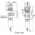 thumbnail image 2 of Moisture Separator For Air Compressors, Pressure Regulator Maintains Stable Air Flow, Oil Water Separators Enhance Air Quality, Suitable For Pneumatic Tools And Gas Connections,, 2 of 5
