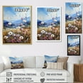 thumbnail image 4 of Designart "Mountain'S White Wildflower Serenity I" Wildflowers Floater Framed Canvas Art Print, 4 of 5