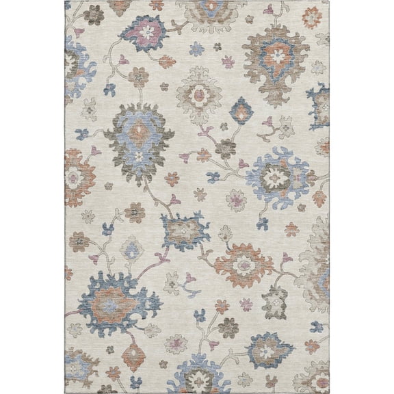 Dalyn Rugs Premium Machine Washable Mayfield AMF1218 Ivory 3' x 5' Rug