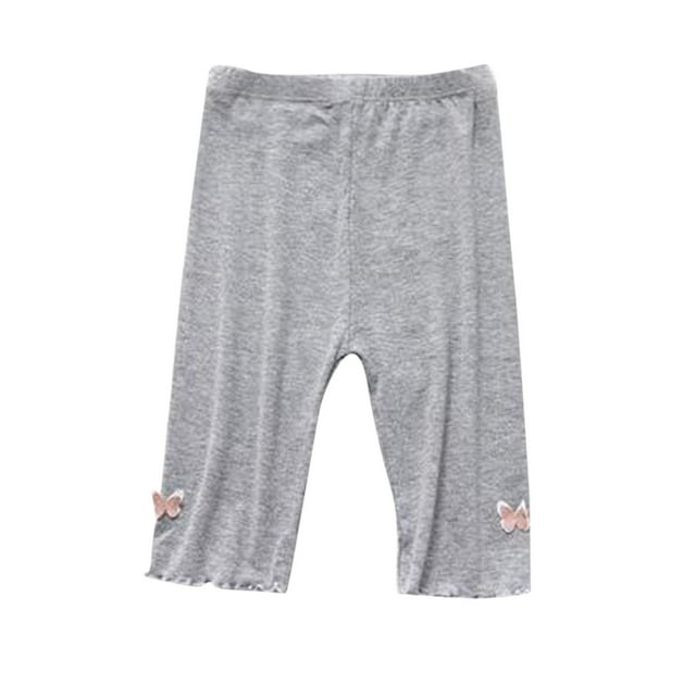 Odeerbi 1-9 Años Niñas Pantalones Cortos Para Bicicleta Modal Safety Under Dress Slip Shorts Pantalones Cortos de Verano Para Danza Yoga Bermudas Leggings Pantalones