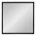 thumbnail image 2 of Kate and Laurel Calter Miroir Mural Carré Encadré, 29,5 x 29,5, Noir, 2 of 2