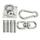 thumbnail image 4 of Kit para colgar hamacas de acero inoxidable, juego de montaje en techo, colgadores giratorios para yoga, columpio, saco de arena, 4 of 14
