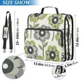 thumbnail image 2 of FORMRS Zipper Binder with Shoulder Strap 2-inch Ring 500 Sheet Capacity File Bag, Retro Flower, 2 of 5