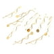 thumbnail image 1 of 10 Piezas Horquilla Moda Jinwen Dorada Pinza de Pelo Accesorio para El Cabello, 1 of 8