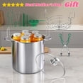 thumbnail image 2 of KILOGORGE 21.5QT Stainless Steel canning pot with rack and lid & canning kit set,water bath canner for canning Beginners,7 pcs Canning Supplies Kit,C, 2 of 8