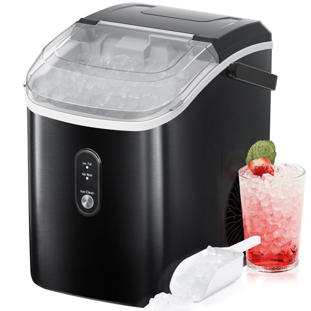 KISSAIR Ice Maker Countertop, Portable Ice Maker Machine with Auto Self