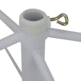thumbnail image 2 of Northlight White Metal Rolling Christmas Tree Stand for 9'-12' Artificial Trees, 2 of 3