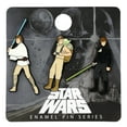 thumbnail image 2 of Star Wars Trilogy Character Enamel Filled 3-Pack Lapel Pin Set, 2 of 2