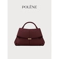 thumbnail image 1 of Smile Bag: Bolso bandolera/bolso plisado de alta gama en color cereza negra., 1 of 3