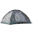 thumbnail image 4 of 3–4 Person Waterproof Camping Tent, 4-Season Outdoor Hiking Tent, Large Family Camo Dome Tent (78"L x 78"W x 51"H), 4 of 7