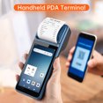 thumbnail image 2 of Riwcyla Handheld Android 11 POS Receipt Printer PDA Terminal Support 1D 2D Barcode Scanning and NFC Card Reading 4G WiFi BT Communication with 5.0 Inch Touchscreen 58mm Width Thermal Label Printing, 2 of 6