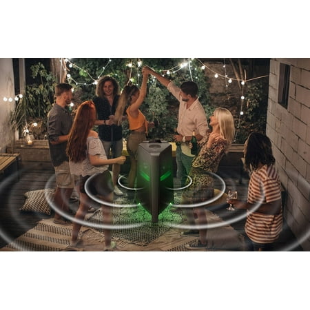Samsung - Sound Tower Powered Wireless Speaker (Each) - Black