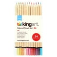 thumbnail image 2 of (3 pack) KINGART Soft Core Colored Pencils Set of 24 Unique Vibrant Colors, 2 of 8