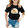 thumbnail image 4 of Shirts for Girls Graphic T Shirt Top Casual Toddler Summer Outfit Outfits for Girls 5-6 Years Summer&nbsp;Clothes, 4 of 4