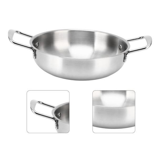 Olla De Ramen Para Fideos, Calentamiento Binaural Uniforme, Olla De Fideos De Color Acero, Olla De Ramen Coreana Respetuosa Con El Medio Ambiente Para Espaguetis, Sopa, Gachas Y