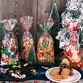 thumbnail image 3 of KEINXS 200Pcs Counts Christmas Cellophane Bags Christmas Goodie Treat Bags Holiday Xmas Candy Gift Bags with Counts Twisted Ties for Christmas Festivals Party Supplies, 3 of 7