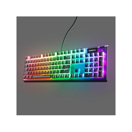 SteelSeries - PRISMCAPS – Universal Double Shot PBT Keycaps - Black