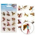 thumbnail image 2 of 12Pcs/Set Insect Flies Fly Fishing Lures Bait High Carbon Steel Hook Fish Tackle, 2 of 6