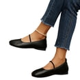 thumbnail image 4 of Willtoo Women's Ballet Flats Mary Jane Shoes, Round Toe Comfortable Dressy Casual Flats Slip-on Work Daily Soft Shoes, 4 of 5