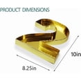 thumbnail image 3 of 10\u201dCardboard Number Mache Chocolate Covered Strawberries Fillable Sweets Candy Container Box (2, Gold), 3 of 5