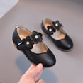 thumbnail image 3 of JTieacloth Toddler Girls Dress Shoes Flower Girl Flats Pearls Bow Mary Jane Wedding Party Flora School Shoes,Sizes 6 Toddler, 3 of 6