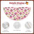 thumbnail image 4 of KLL Strawberry And Cheery Christmas Tree Skirt 30" ,Party Decorations Farmhouse for Christmas Decorations Holiday Party, 4 of 6