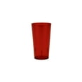 thumbnail image 2 of G.E.T. Heavy-Duty Shatterproof Stackable Plastic Tumbler Cups, BPA Free, 16 Ounce, Red (Set of 4), 2 of 3