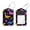 multicolored 1, variant on 2 Pcs Neon Animals Dinosaurs Pattern Luggage Tag for Suitcases, Leather Baggage Tags Identifiers for Travel, Stainless Steel Loop Name ID Label for Women Bag Backpack