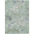 thumbnail image 2 of Addison Rugs Chantille Indoor/Outdoor Transitional Paisley Aqua Machine Washable Rectangle Rug, 9' x 12', 2 of 8