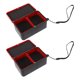 thumbnail image 5 of ColoMX Kit de 2 cajas de aparejos de pesca portátiles, caja de almacenamiento de cebo de doble capa para lombrices rojas y lombrices de arena, transpirable para adultos., 5 of 7